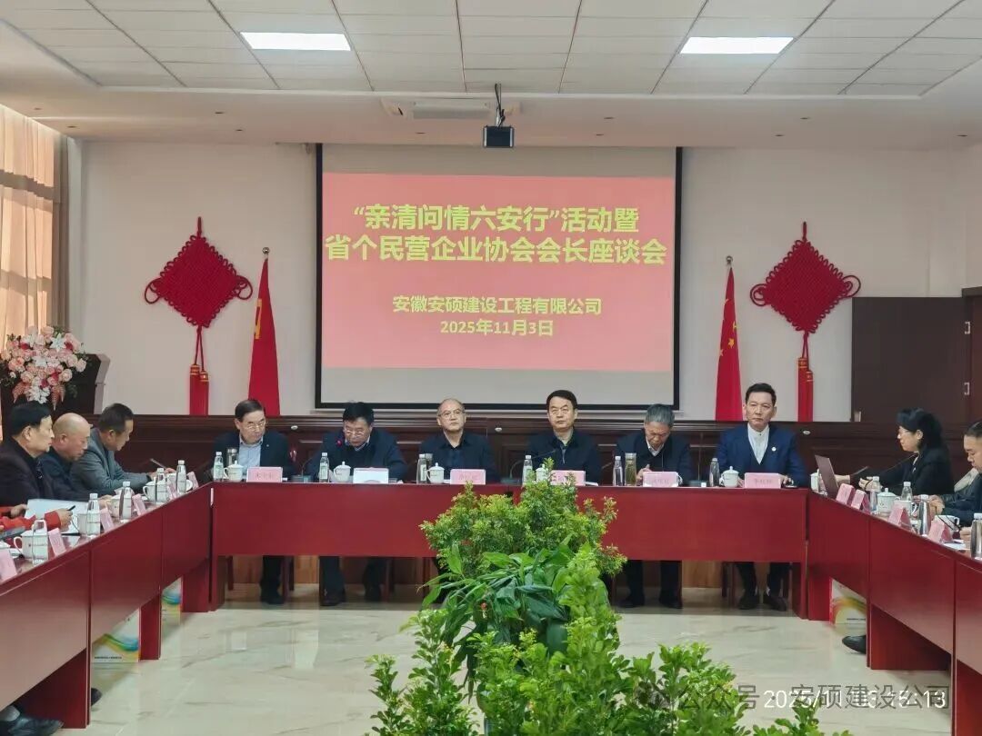 安硕建设鼎力承办！省个民协会“亲清问情六安行”活动圆满落幕